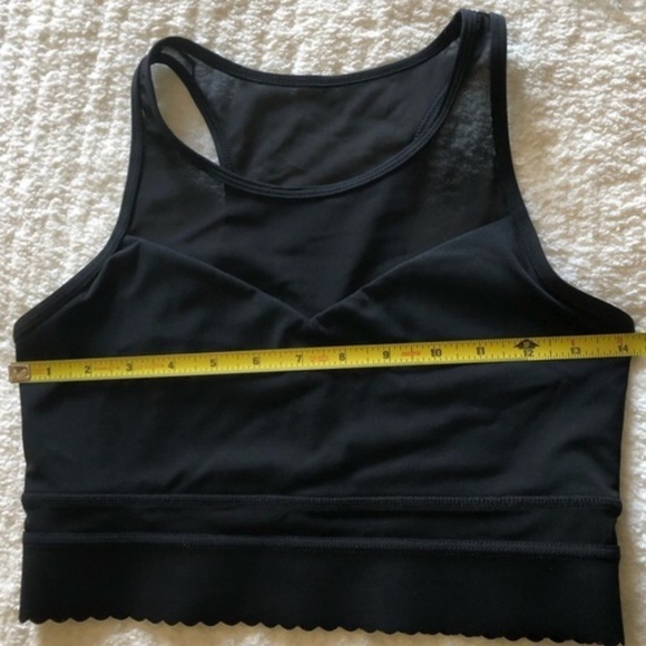 Zyia Mesh Racerback Sport Bra Black - Picture 11 of 11